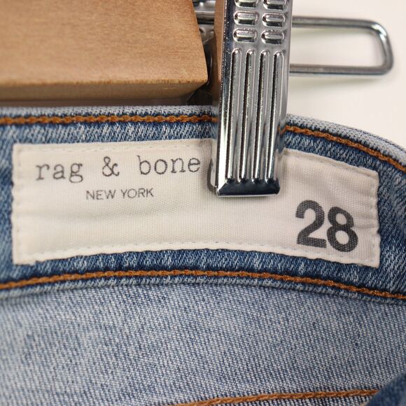 Rag & Bone Cate Mid Rise Distressed Skinny Jeans size 28 - Picture 3 of 5